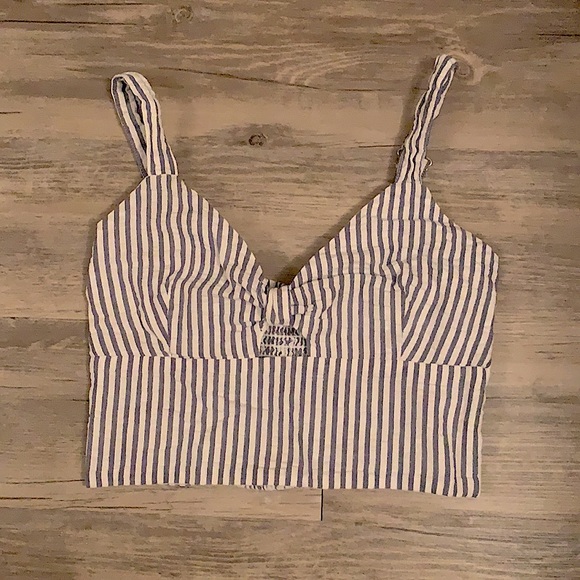 Stripped Cropped Top - Picture 1 of 1